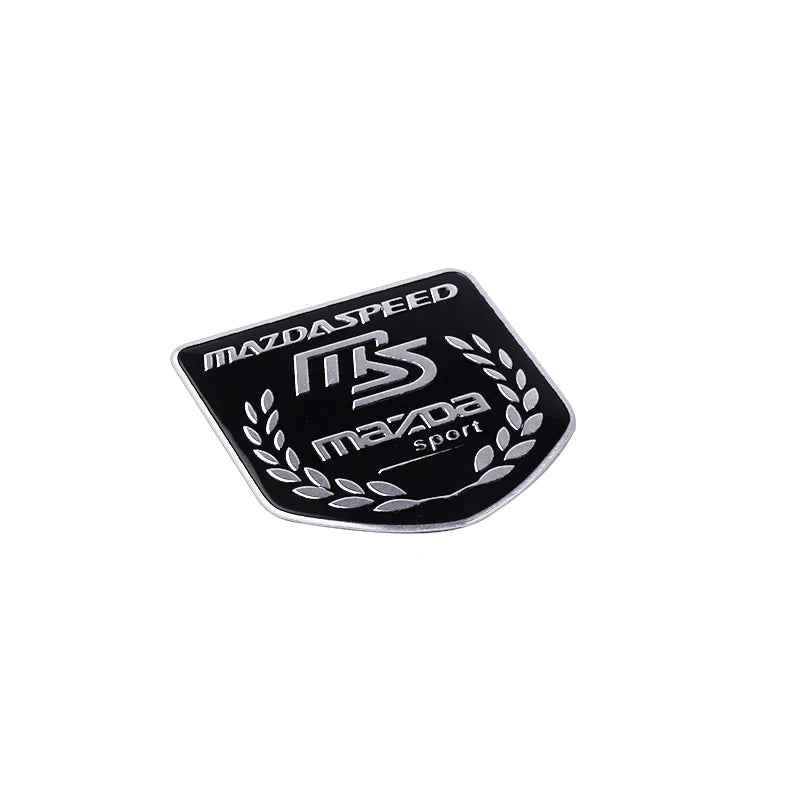 Emblème 3D en Aluminium "Mazdaspeed" Décoration Premium – Mazda