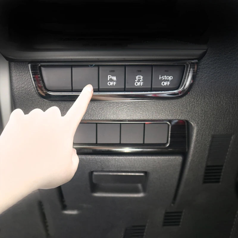 Couvre-bouton de réglage des options en acier inoxydable