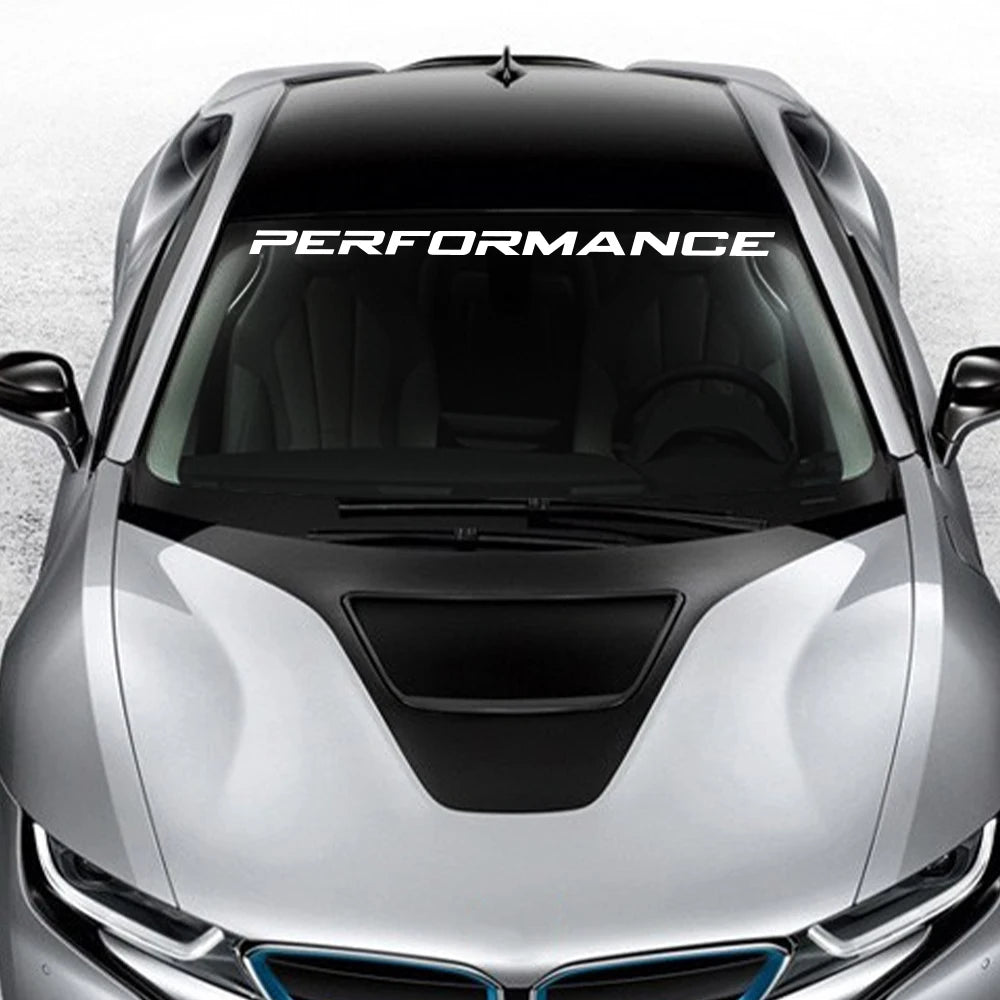 Sticker de Pare-Brise "Performance Styling" Décoration Vinyle –