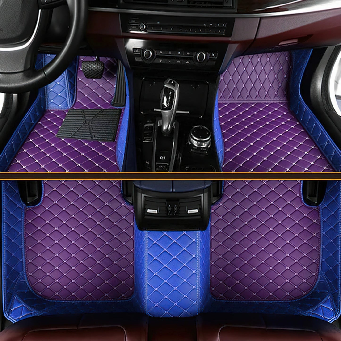 Tapis de Sol Luxe en Cuir PU Sur-Mesure