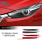 Sourcils de phares en fibre de carbone autocollants – Mazda 3 BP berline & compacte – photo 2