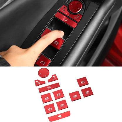Couvre-boutons lève-vitres en aluminium – Kit de finition intérieure premium