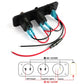 Panneau 3 en 1 Allume-Cigare 12 V, USB-C PD & QC3.0 avec Voltmètre – Mazda