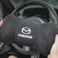 Coussin repose-tête en suédine – Édition Mazda