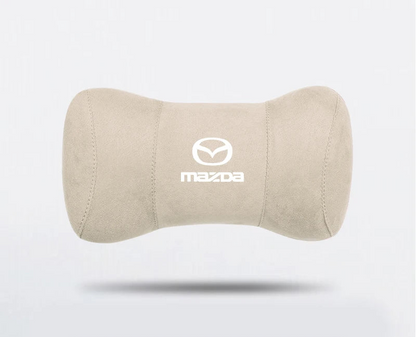 Coussin repose-tête en suédine – Édition Mazda