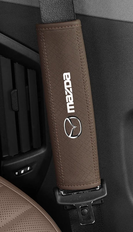 Coussin de ceinture de sécurité en similicuir doux – Édition Mazda