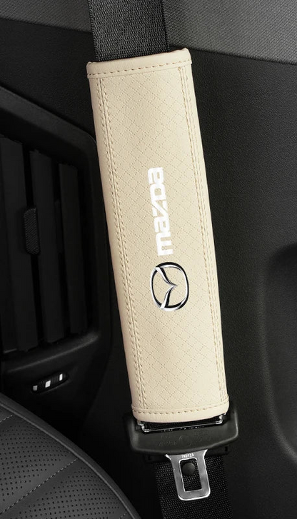 Coussin de ceinture de sécurité en similicuir doux – Édition Mazda