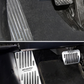 Couvre-pédales frein, accélérateur et repose-pied en aluminium pour transmission manuel et automatique