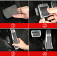 Couvre-pédales frein, accélérateur et repose-pied en aluminium pour transmission manuel et automatique