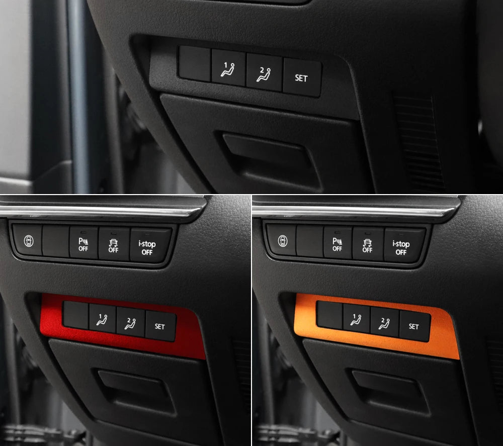 Protection garniture panneau réglage mémoire siège en suédine