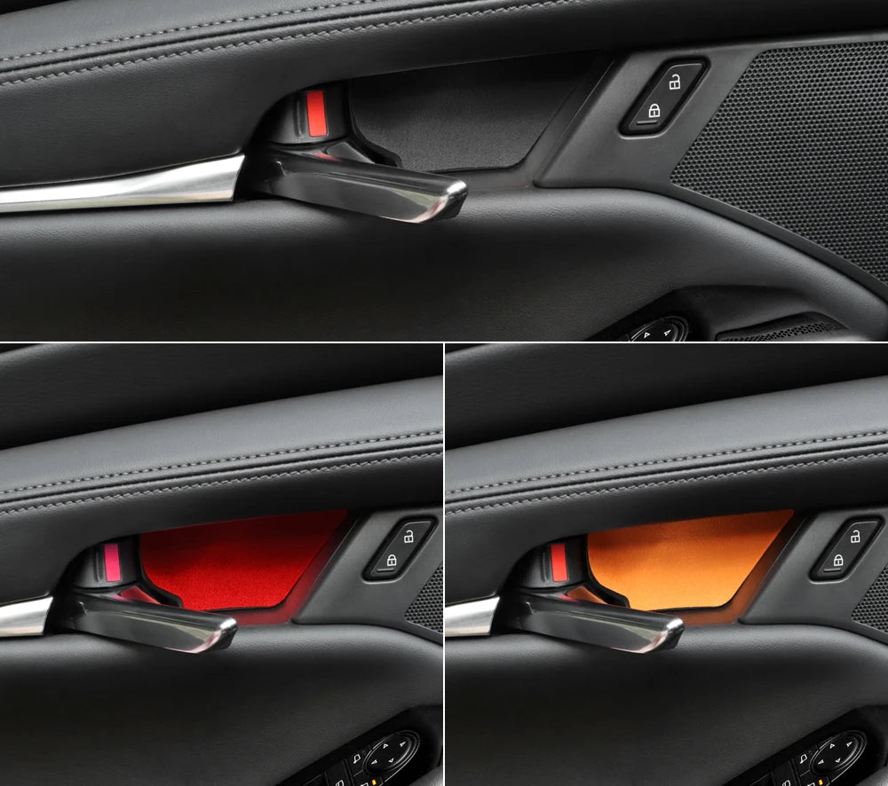 Protection garniture panneau intérieur poignée de porte en suédine