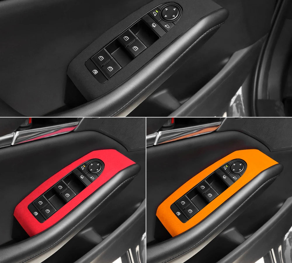 Protection panneau leve-vitres intérieur en suédine