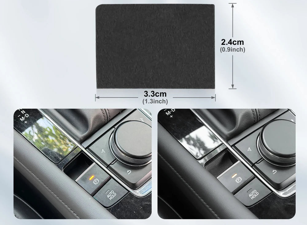 Protection garniture frein électronique en suédine