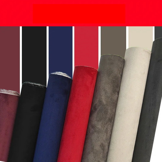 Tissu en suédine auto-adhésif microfibre luxueux pour intérieur de voiture