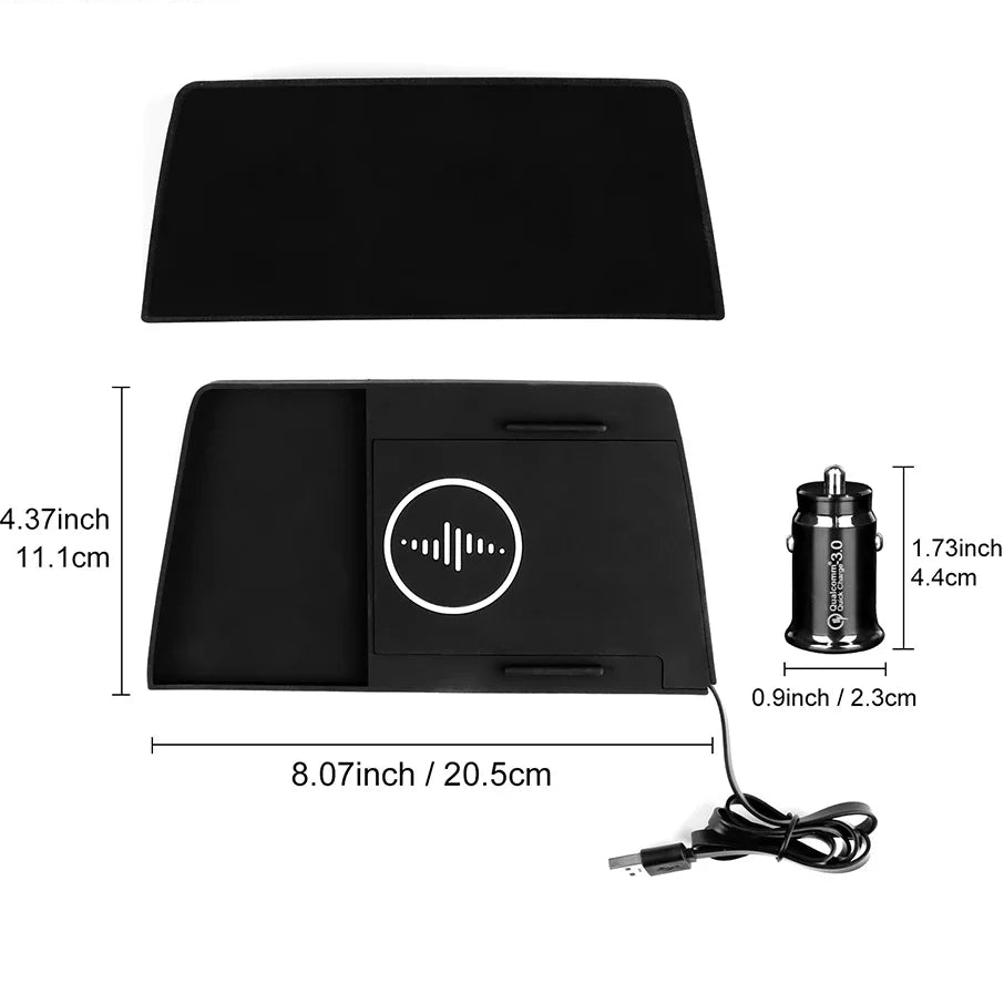 Chargeur sans fil 15W support PVC