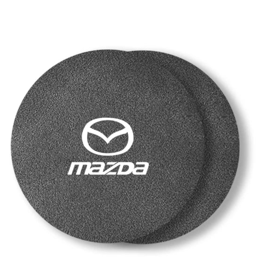 Lot de 2 Dessous de Verre en suédine Antidérapants pour Porte-Gobelets - Mazda