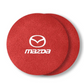 Lot de 2 Dessous de Verre en suédine Antidérapants pour Porte-Gobelets - Mazda
