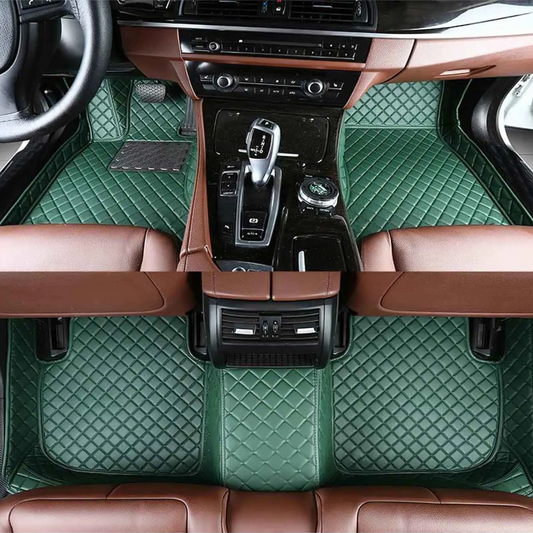 Tapis de Sol Luxe en Cuir PU Sur-Mesure