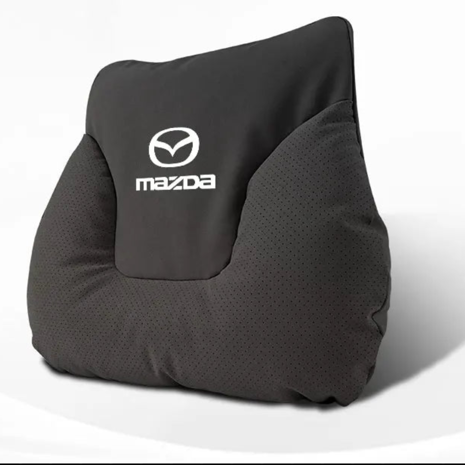 Appuie-tête et Coussin Lombaire en Daim Premium – Mazda