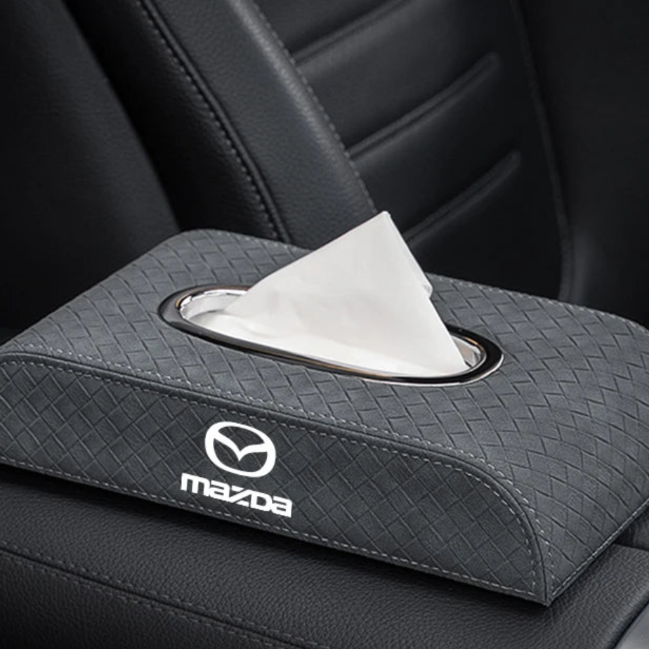 Boîte à Mouchoirs en Cuir Premium - Mazda