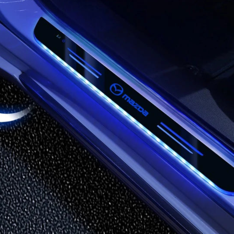Seuils de Porte LED Sans Fil Éclairage d'Ambiance 7 Couleurs - Mazda