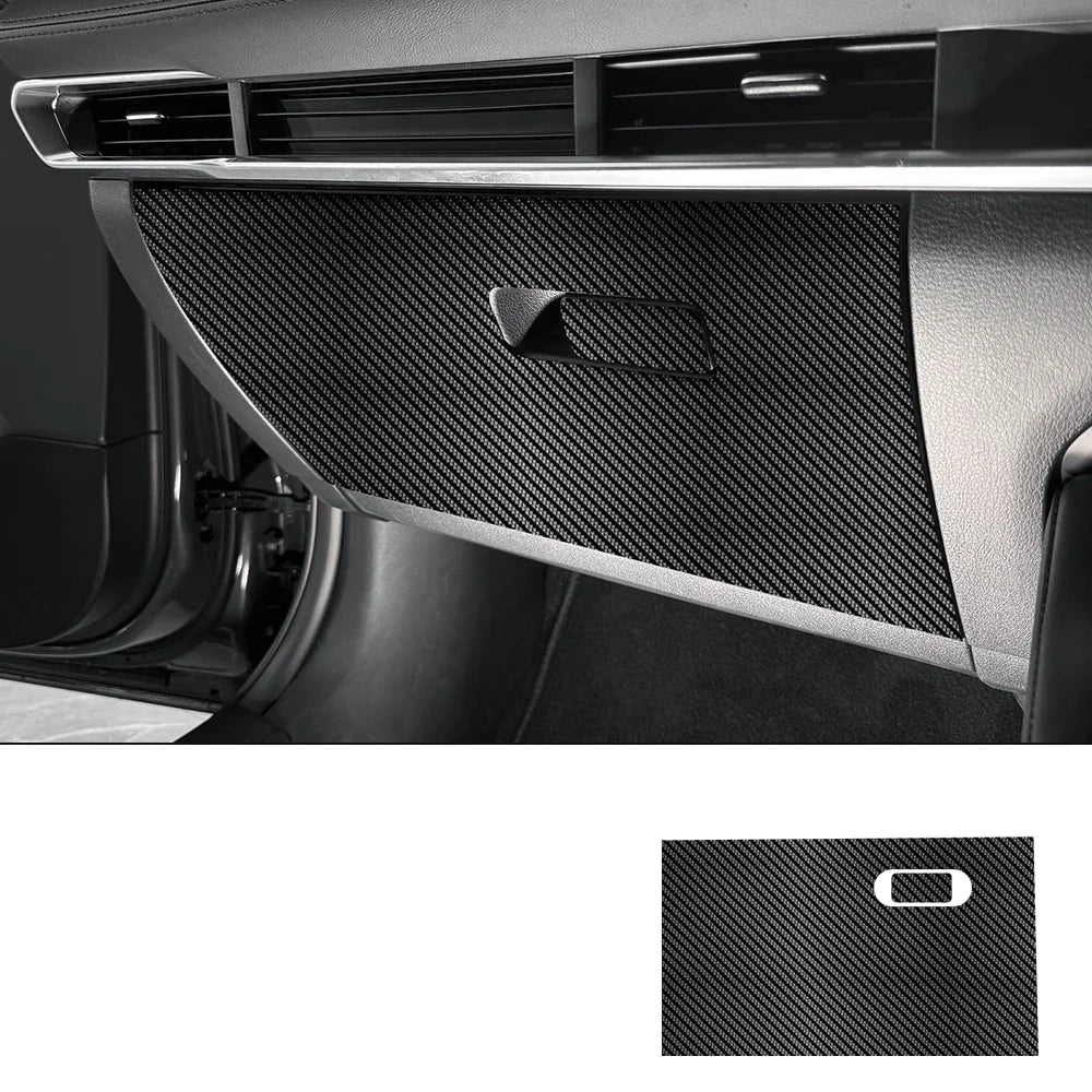 Protection anti-coup de pied boîte à gant suédine ou carbone