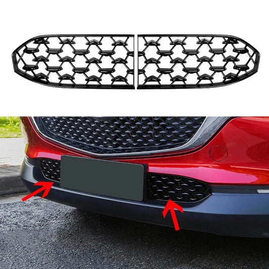 Grilles nid d'abeille de pare-chocs avant inférieur – CX-30