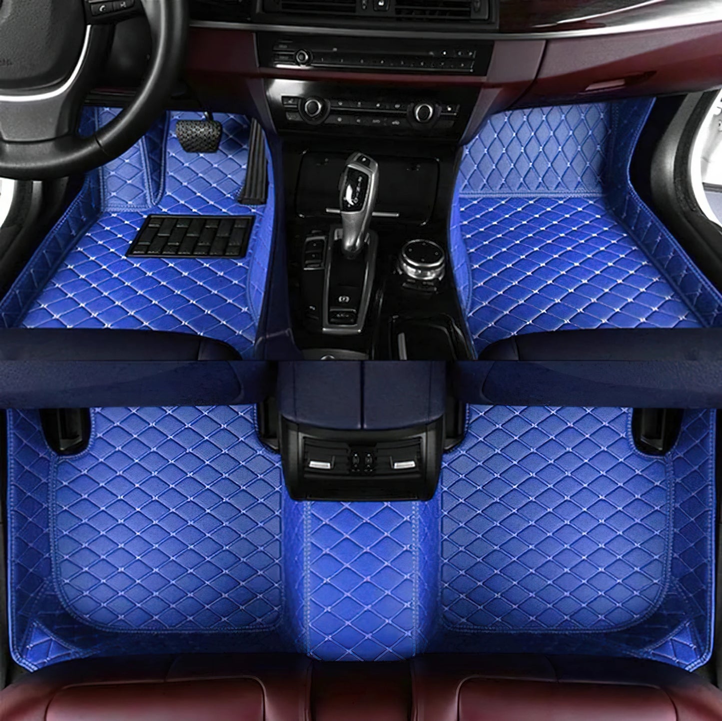 Tapis de Sol Luxe en Cuir PU Sur-Mesure