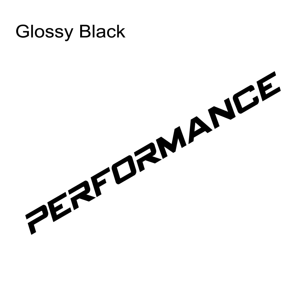 Sticker de Pare-Brise "Performance Styling" Décoration Vinyle –