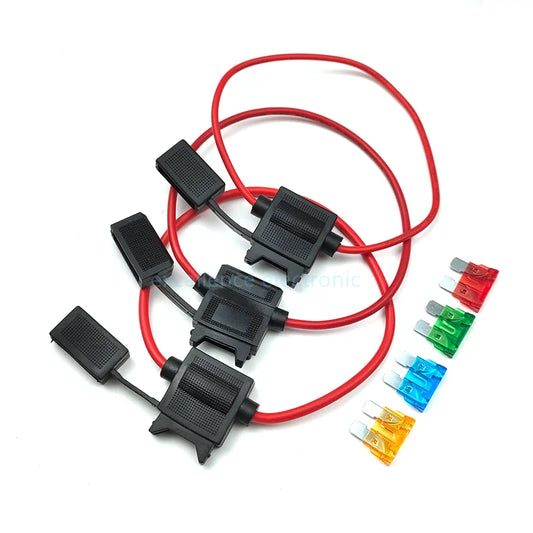 Porte-fusible étanche en ligne pour fusible à lame standard