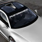 Sticker de Pare-Brise "Performance Styling" Décoration Vinyle –