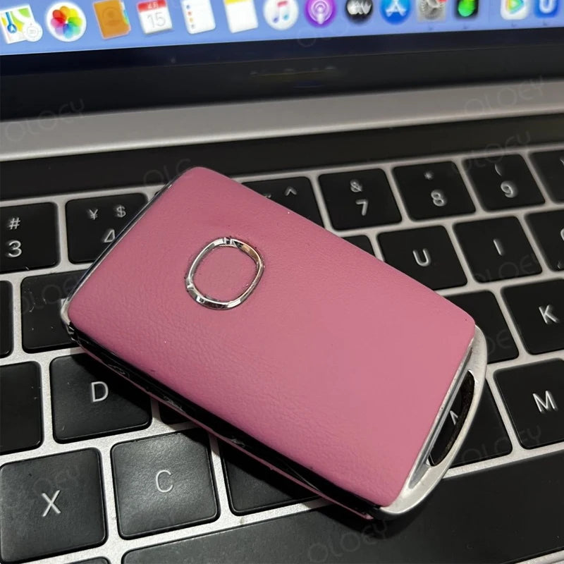 Coque de clé de remplacement en simili-cuir