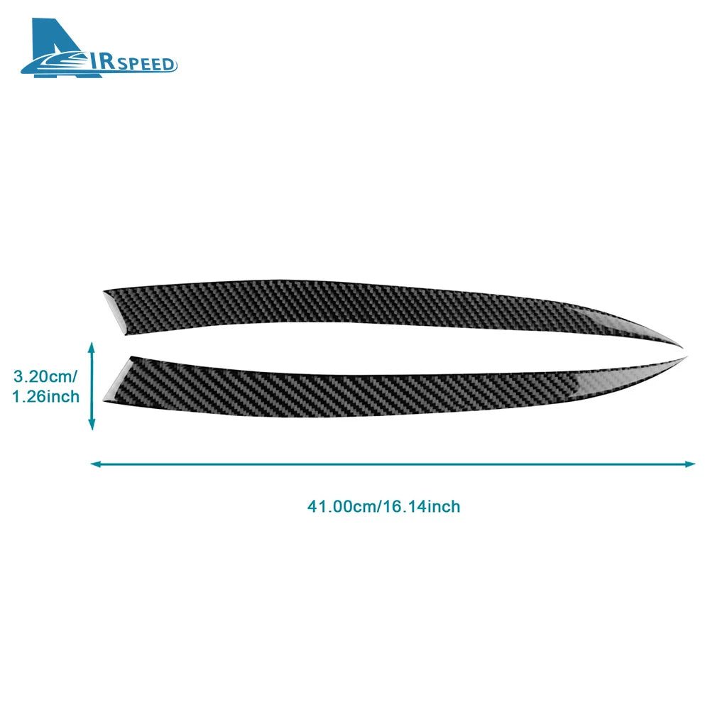 Sourcils de phares en fibre de carbone autocollants – Mazda 3 BP berline & compacte – photo 5