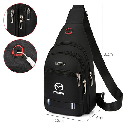 Sac bandoulière en nylon imperméable - Édition Mazda