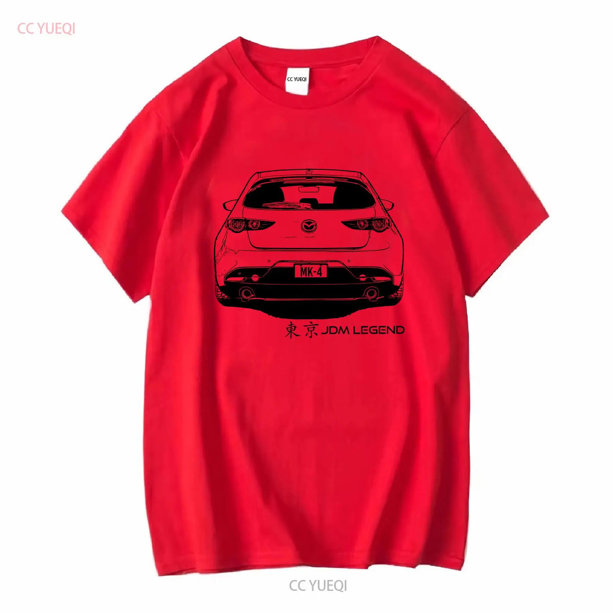 T-Shirt Mazda 3 Compacte BP – Illustration JDM, Manches Courtes ou Longues