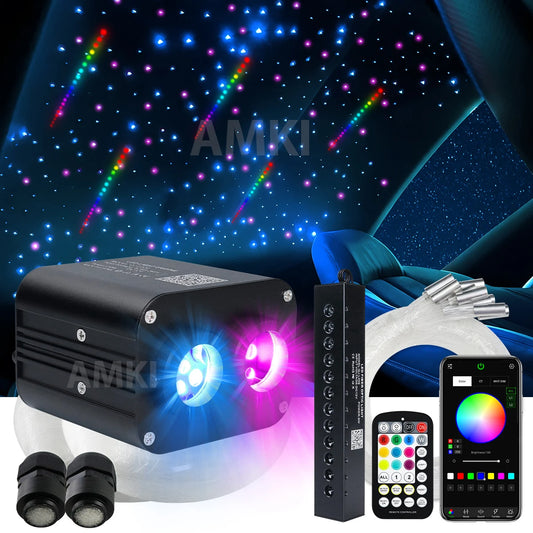 Kit ciel étoilé à fibre optique avec effet météore pour plafond