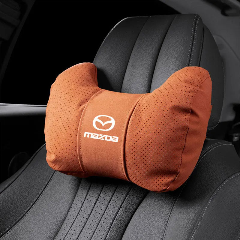 Appuie-tête et Coussin Lombaire en Daim Premium – Mazda