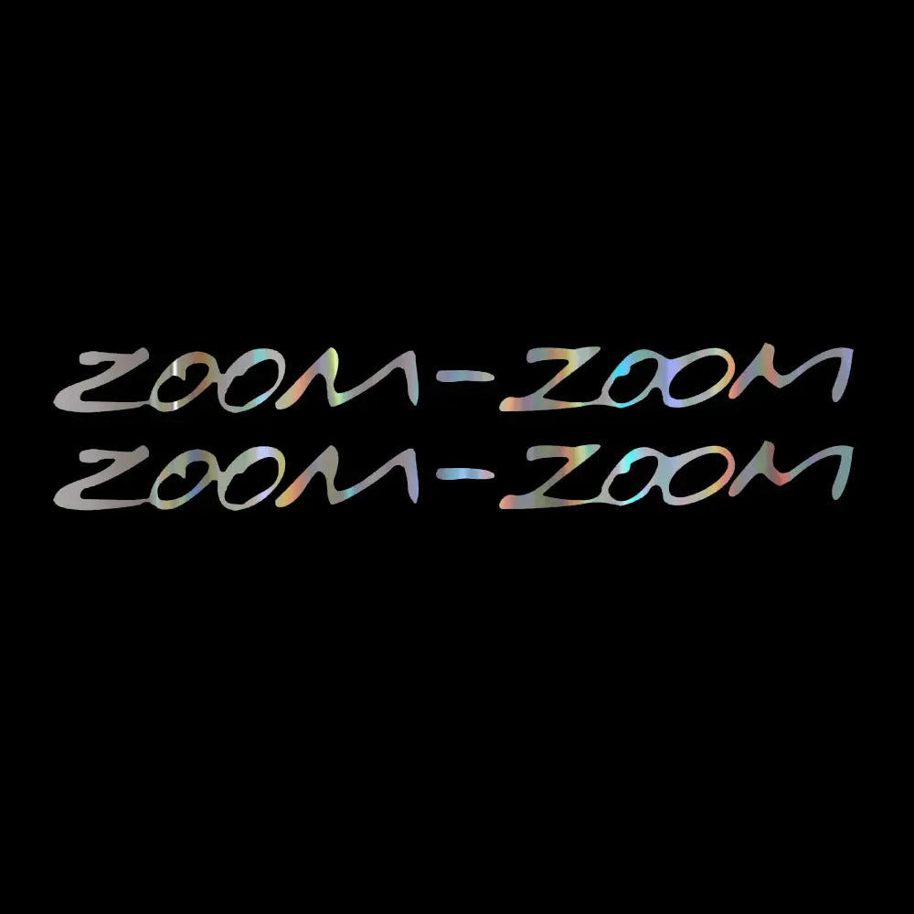 Stickers vinyle Zoom-Zoom style JDM noir blanc rouge Mazda 3 CX-30 décoration - Mazdrive