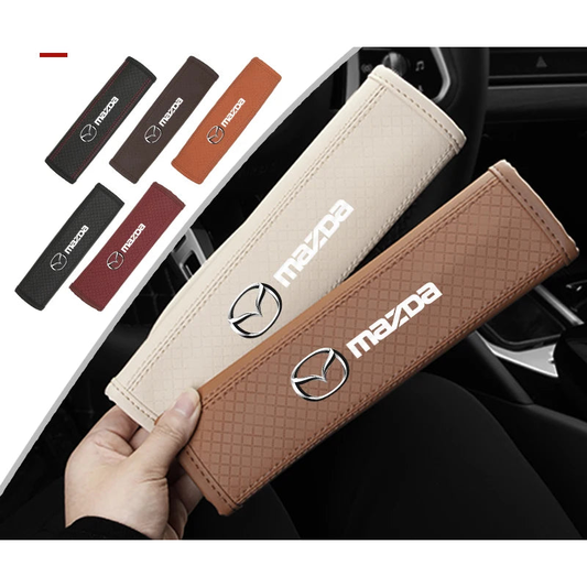 Coussin de ceinture de sécurité en similicuir doux – Édition Mazda