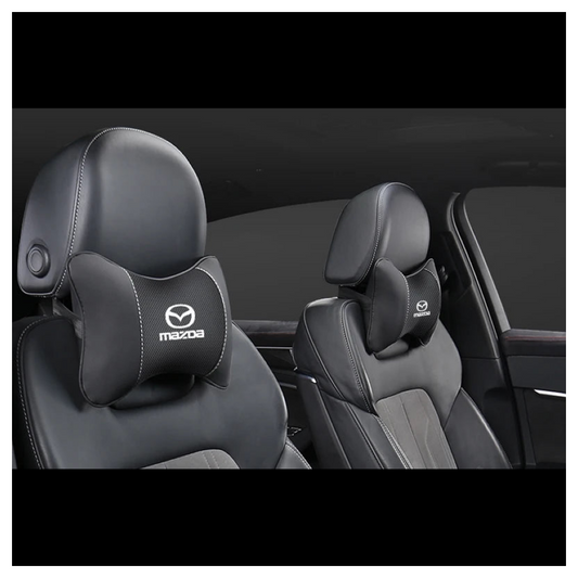 Coussin repose-nuque similicuir – Édition Mazda