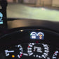 Volant custom sur mesure en fibre de carbone avec affichage LED – Mazda
